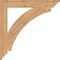 Ekena Millwork Thorton Traditional Smooth Bracket, Western Red Cedar, 3 1/2"W x 30"D x 30"H BKT04X30X30THR01SWR - alternate 3